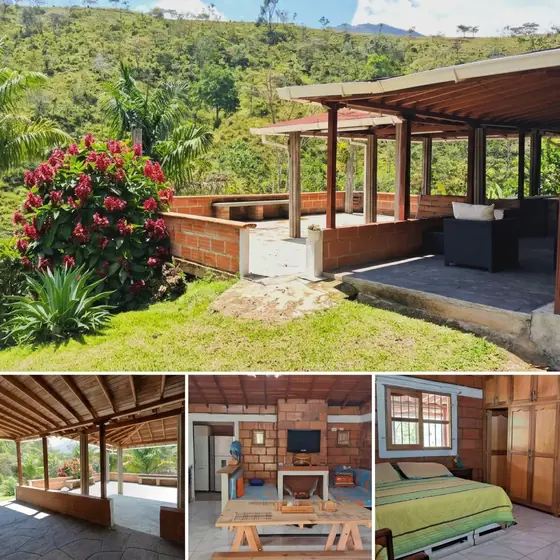 Finca en venta en Barbosa · Vereda Dos Quebradas — Finca Amoblada en Barbosa