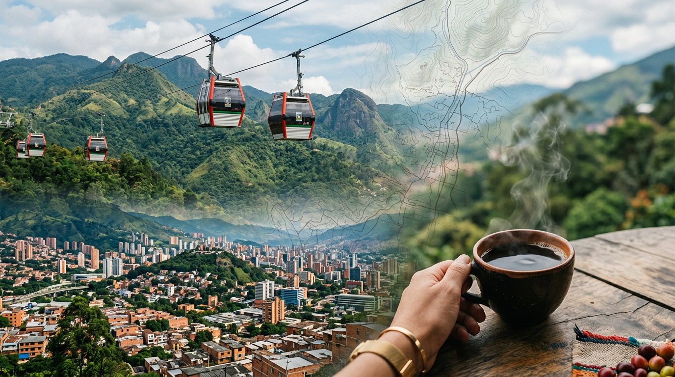 Iglesia y plaza de pueblo; Marinilla Oriente Antioquia.