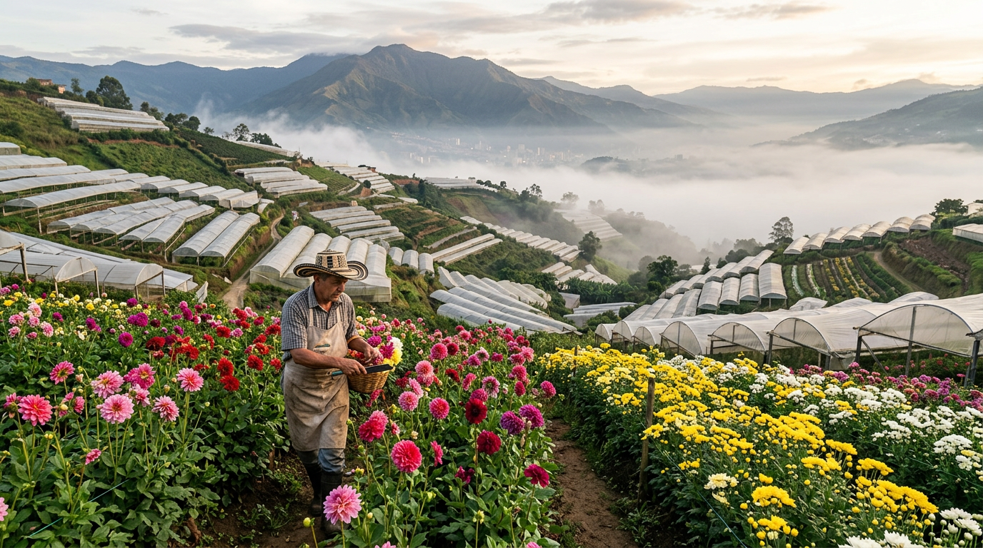 Plaza de pueblo andino; El Retiro Antioquia.