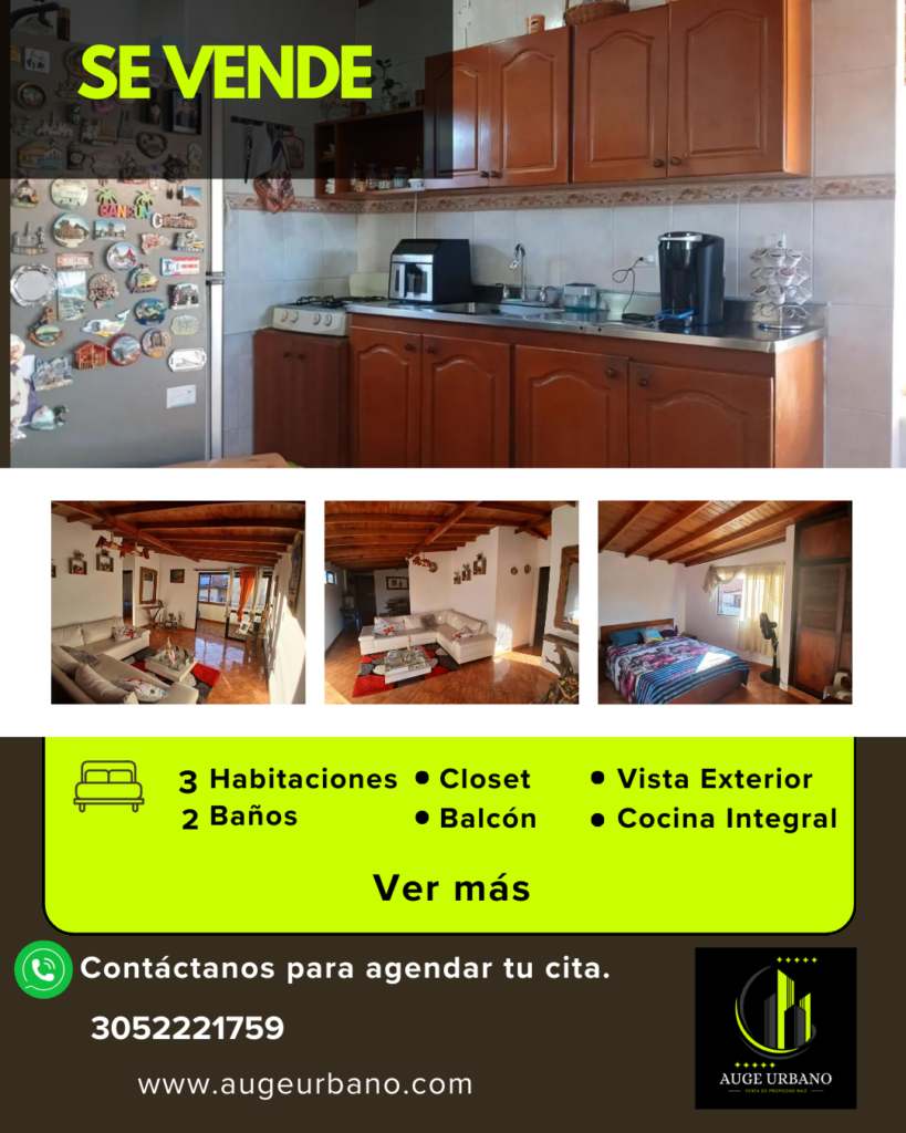 Vendo Apartamento-en-San-Bernardo